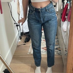 PACSUN SIZE 26 MEDIUM WASH STRAIGHT JEANS